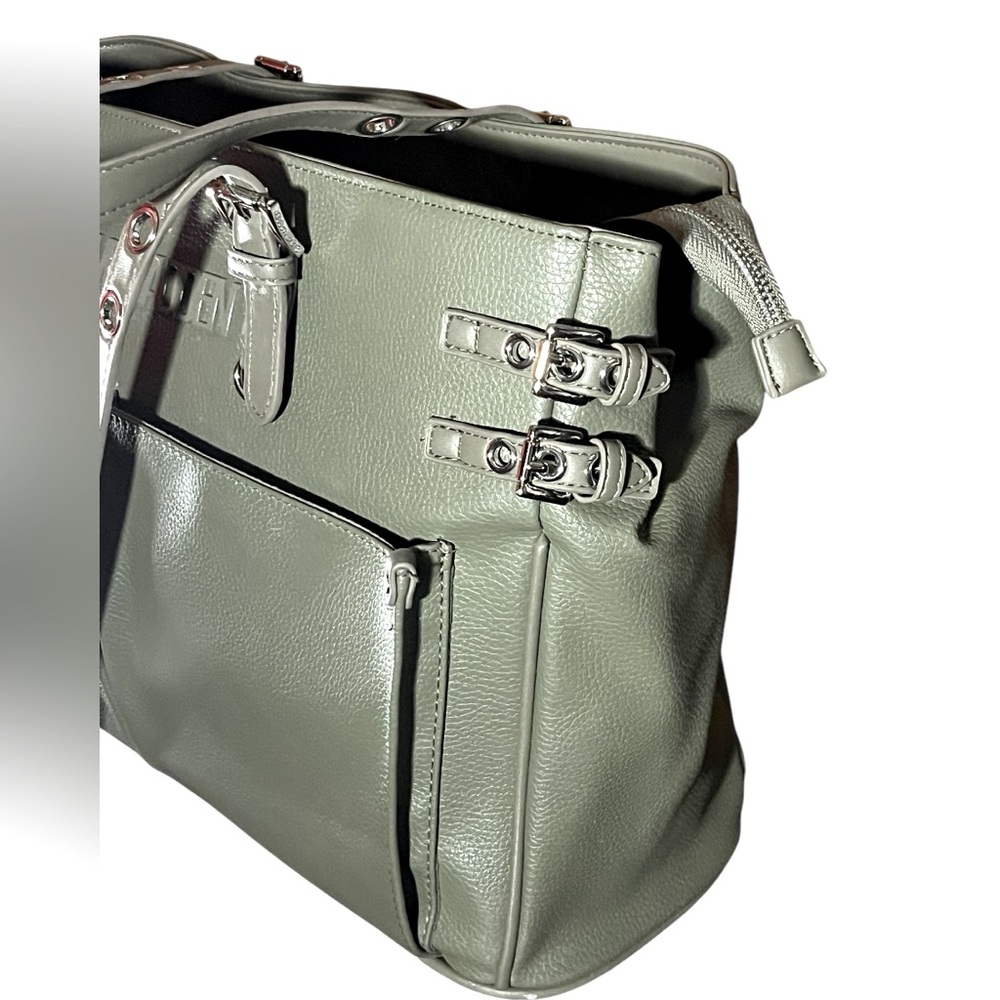 Steve Madden Green Laptop Tote Bag - Picture 6 of 8